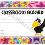 Classroom Awards - Bright Shapes - Crow - Safe Respectful Learners