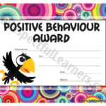 Classroom Awards - Bright Shapes - Crow - Safe Respectful Learners