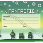 Classroom awards - Robots - Printables