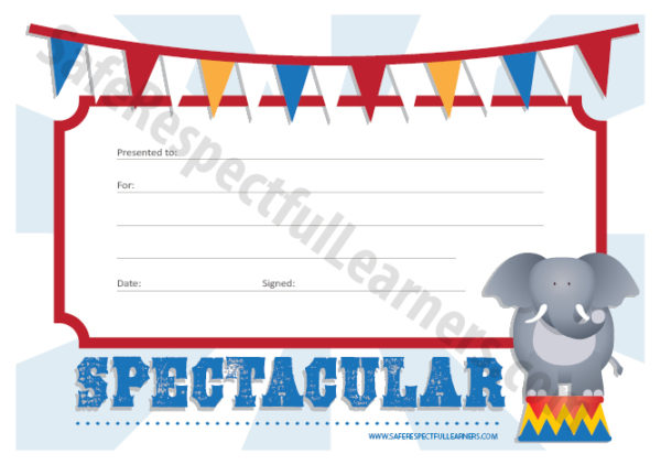 Classroom Printable Awards - Safe Respectful Learners