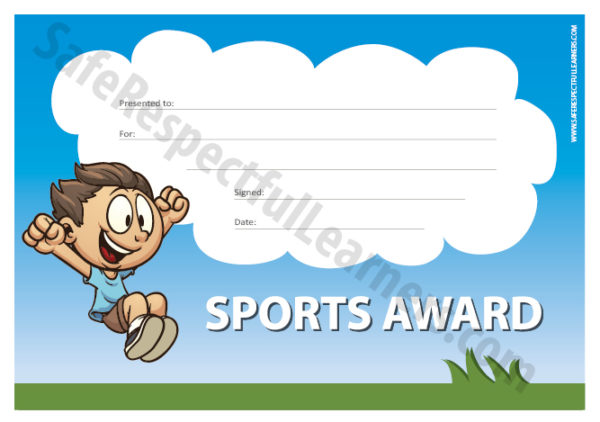 Classroom Printables - Sports Awards