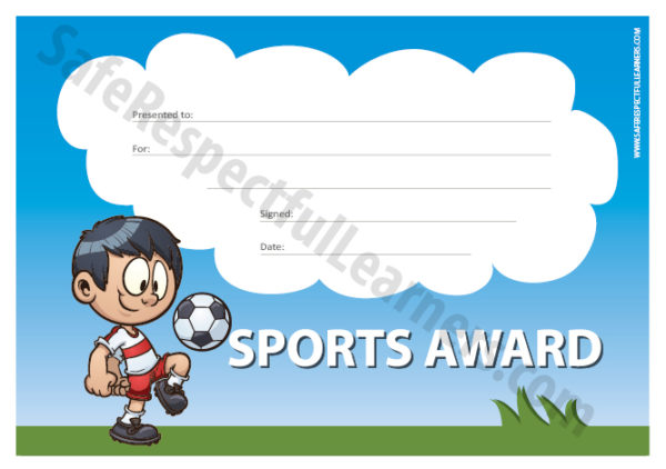 Classroom Printables - Sports Awards