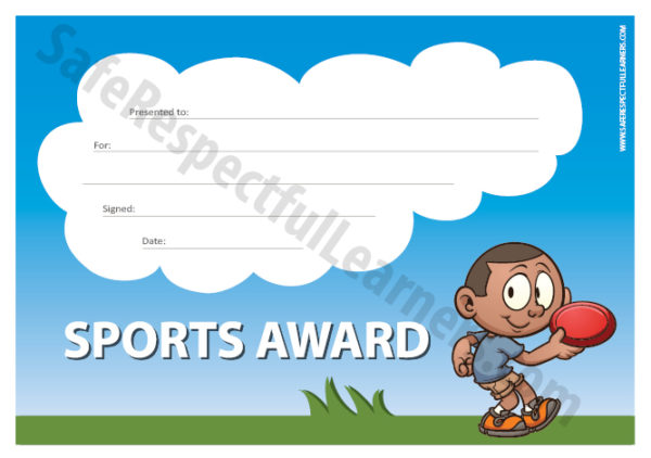 Classroom Printables - Sports Awards