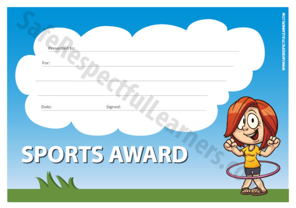 Classroom Printables - Sports Awards