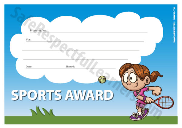 Classroom Printables - Sports Awards