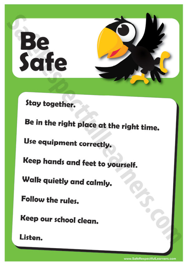 Crow Posters - Safe Respectful Learners