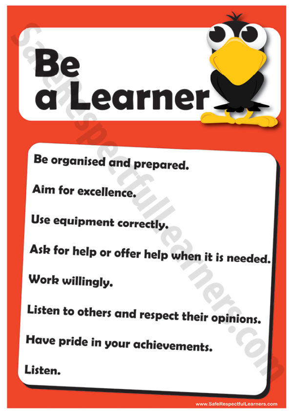 Crow Posters - Safe Respectful Learners