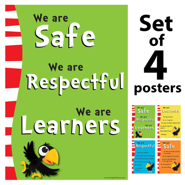 Suess-style poster - Safe Respectful Learners