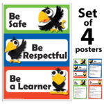 Crow Posters - Safe Respectful Learners